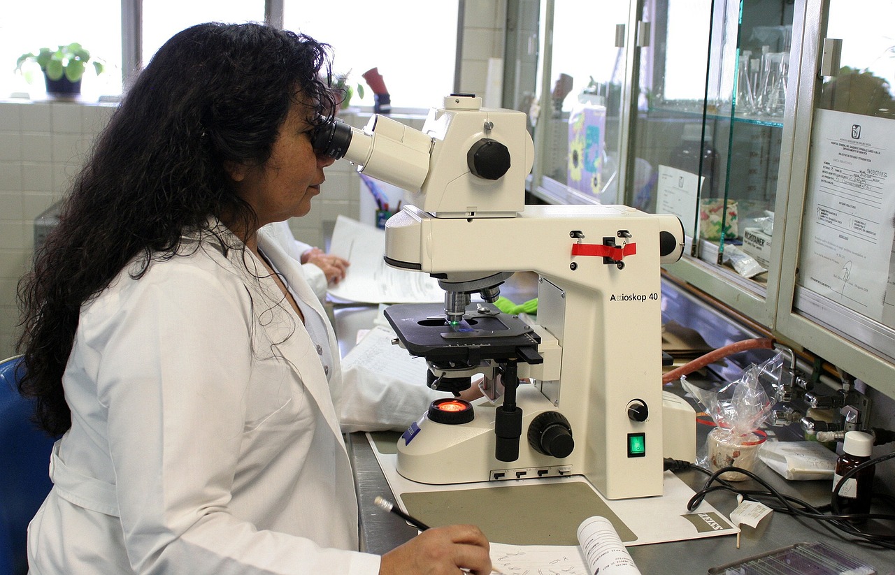 scientist working in laboratory 