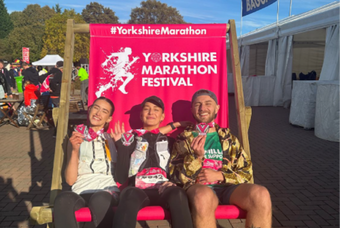 Taking on the London Landmarks Half Marathon, raising £400 for Target Ovarian Cancer